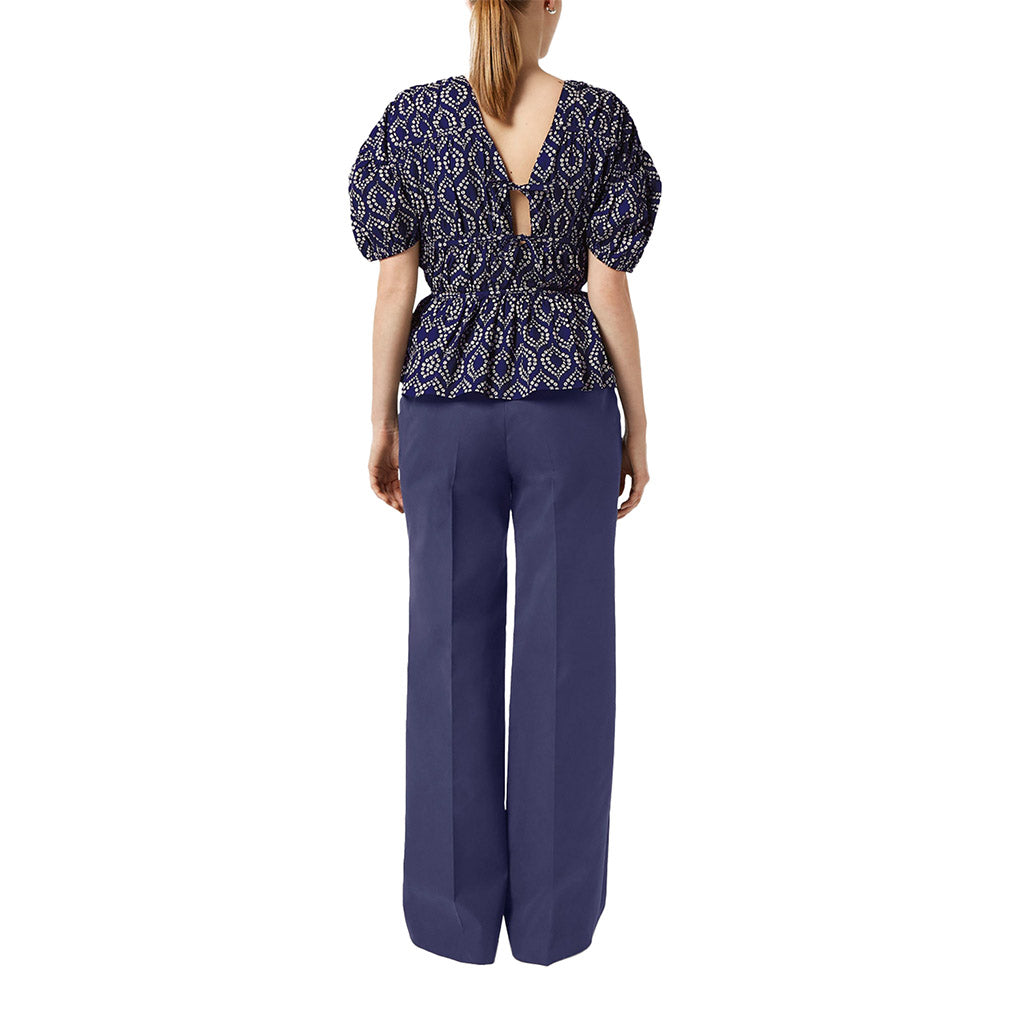 Geometric Gathered Cotton Top - Scotch & Soda - Collector Store