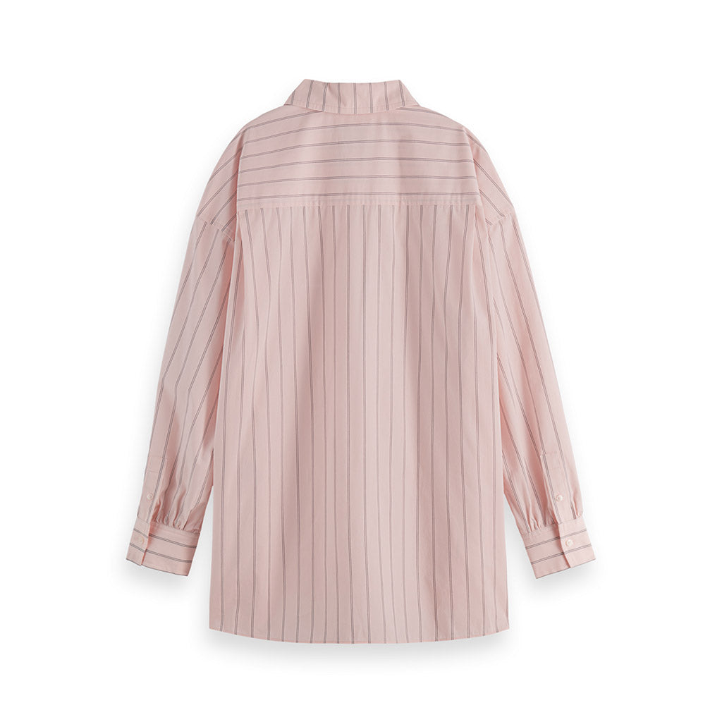 Striped Girlfriend poplin shirt - Scotch & Soda - Collector Store