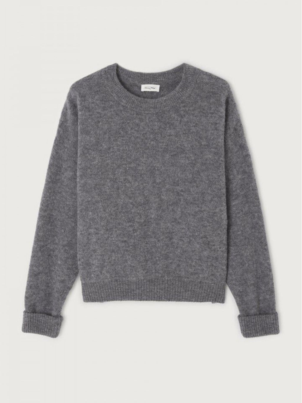 American Vintage Knit Jumper - Vito - Steel Melange - Collector Store Sydney