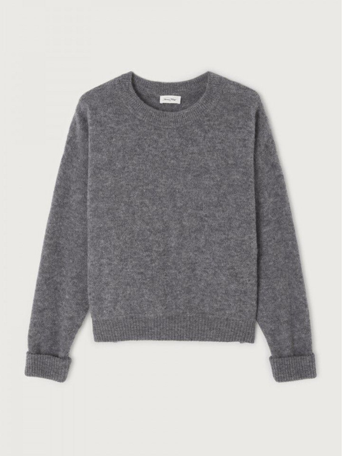 American Vintage Knit Jumper - Vito - Steel Melange - Collector Store Sydney