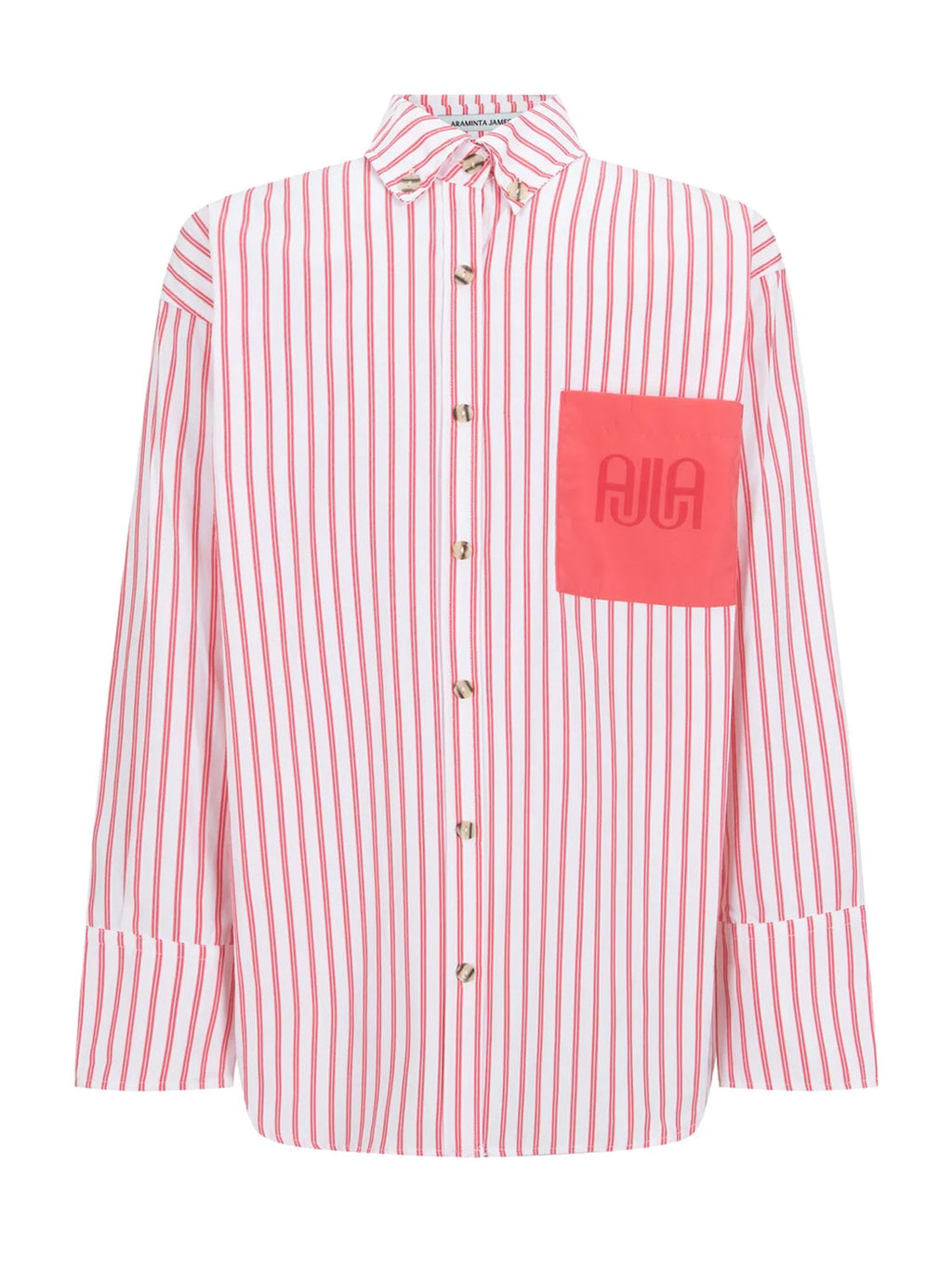 Araminta James - AJJA Shirt Red Stripe