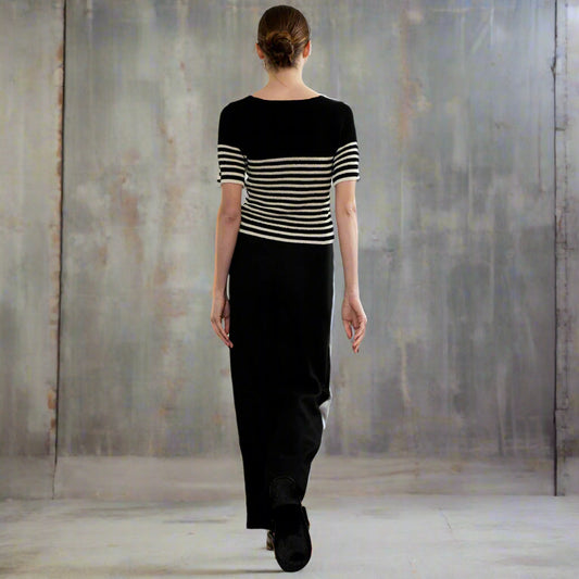 SitaMurt -Balloon Sweater Ecru & Black - Collector Store
