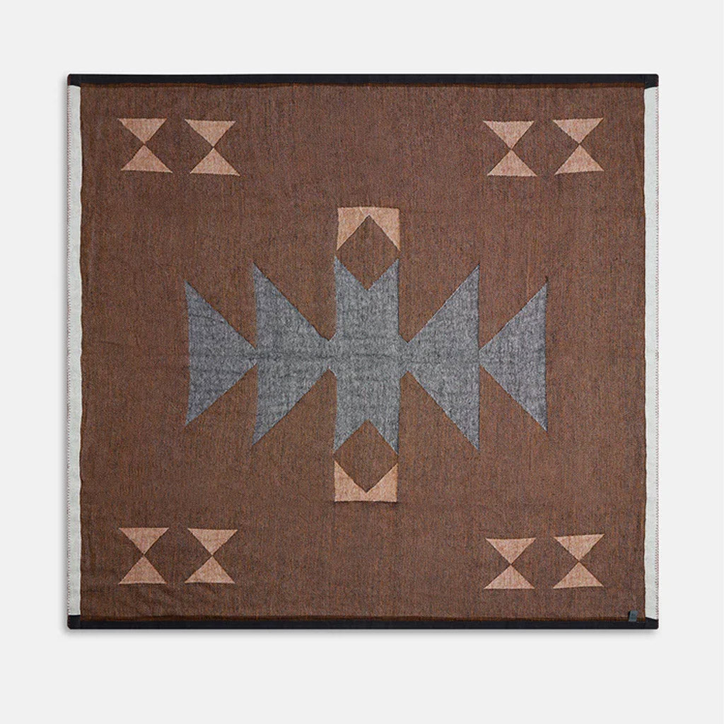 Pony Rider | Rocky Peaks Throw | Natural 170x150