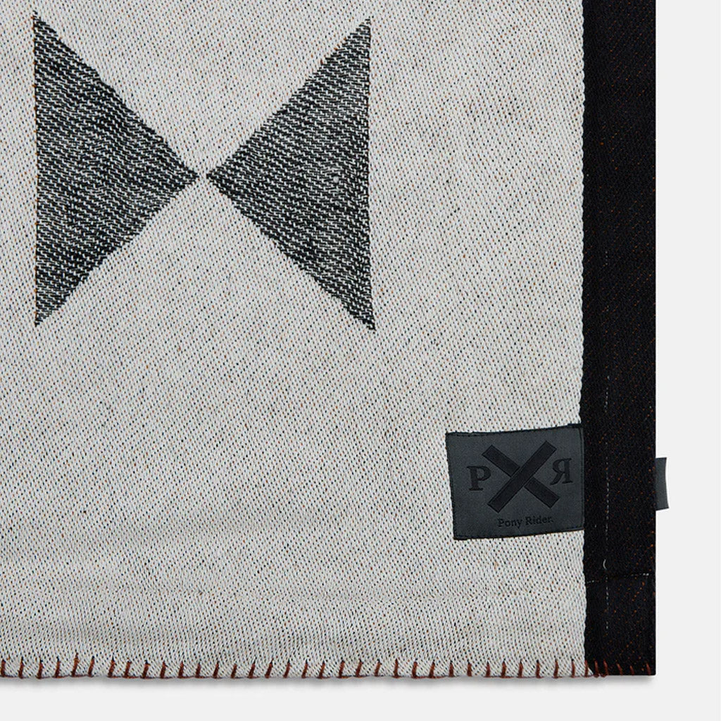 Pony Rider | Rocky Peaks Throw | Natural 170x150