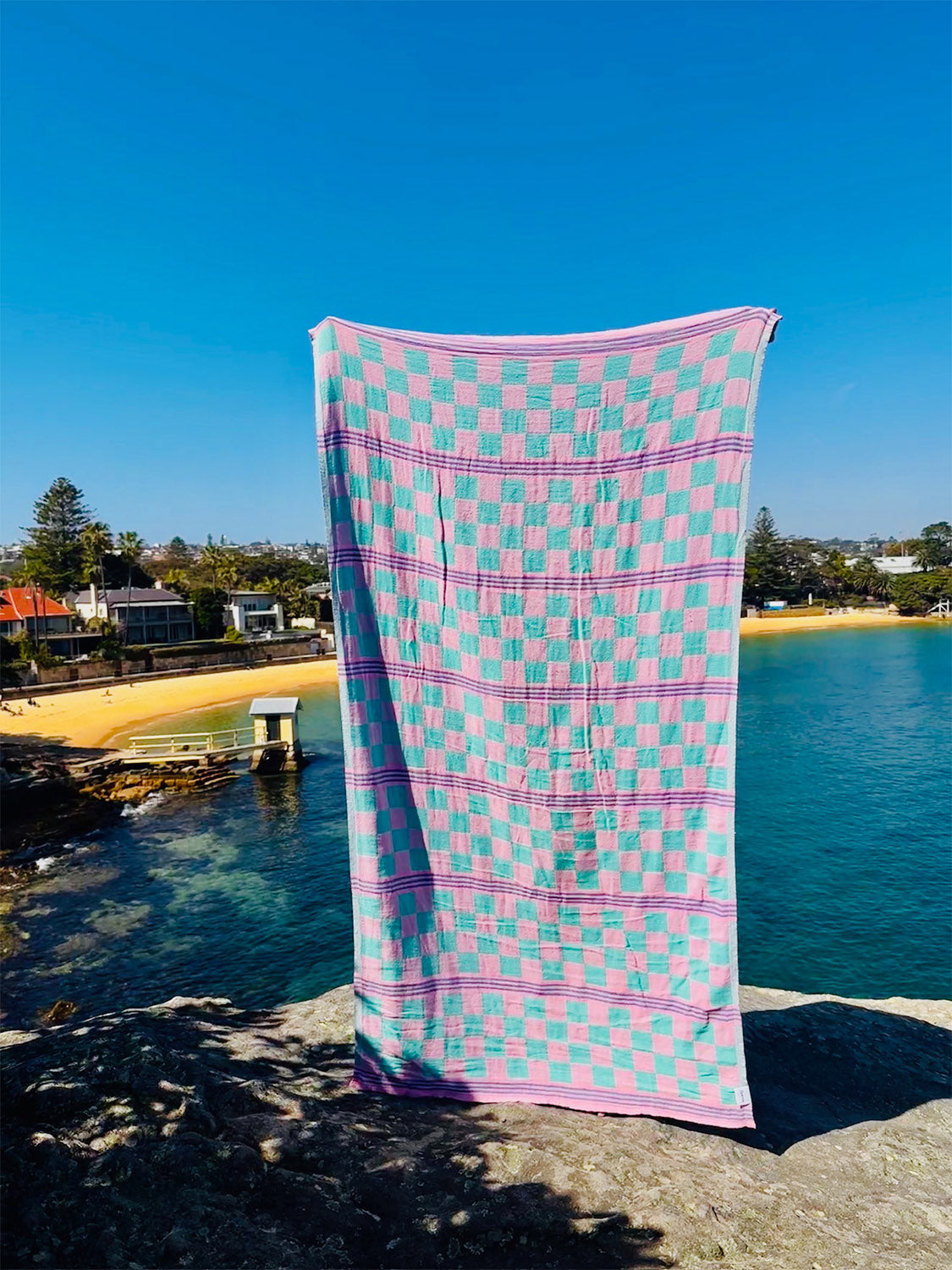 Sunfair - Flaming Turqouise Beach Towel