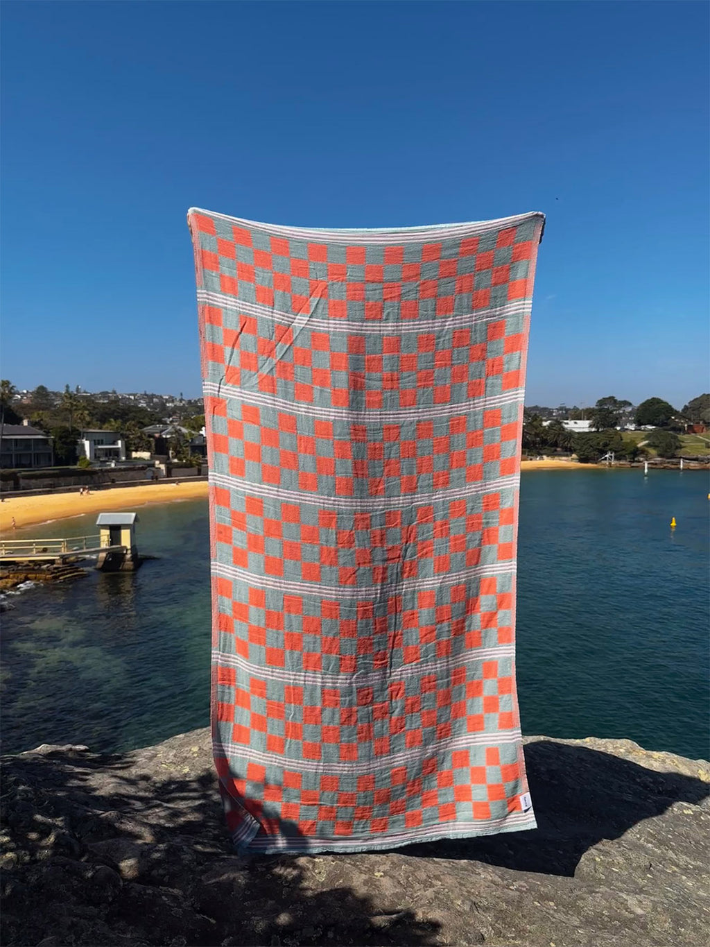 Sunfair - Coral Sage Beach Towel