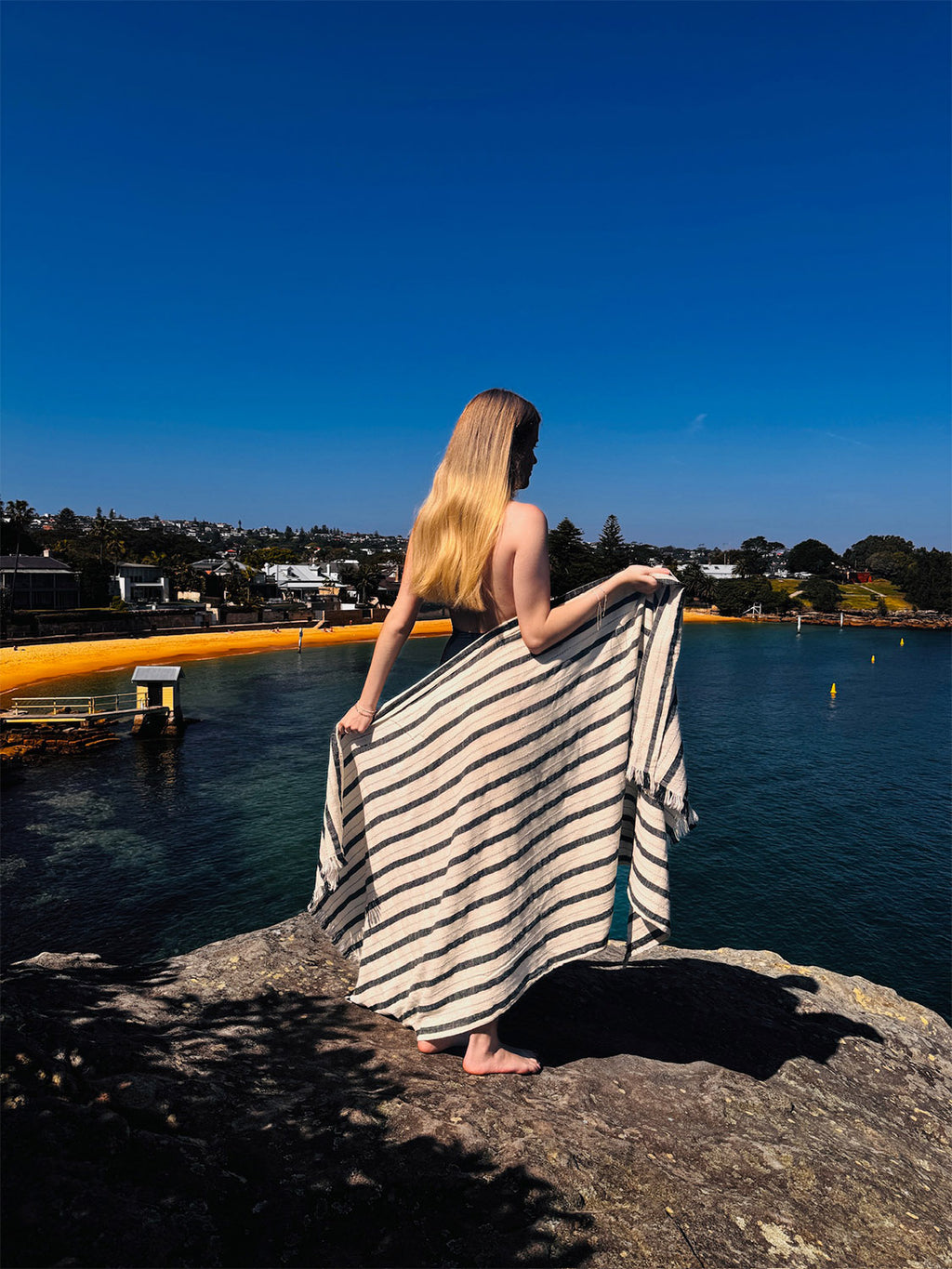Rancho - Palm Shadow Beach Towel