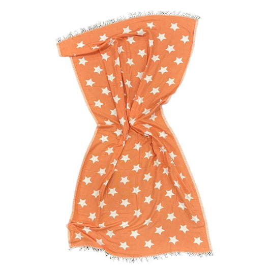 by ende Stars Beach Towel - Coral / White - Collector Store