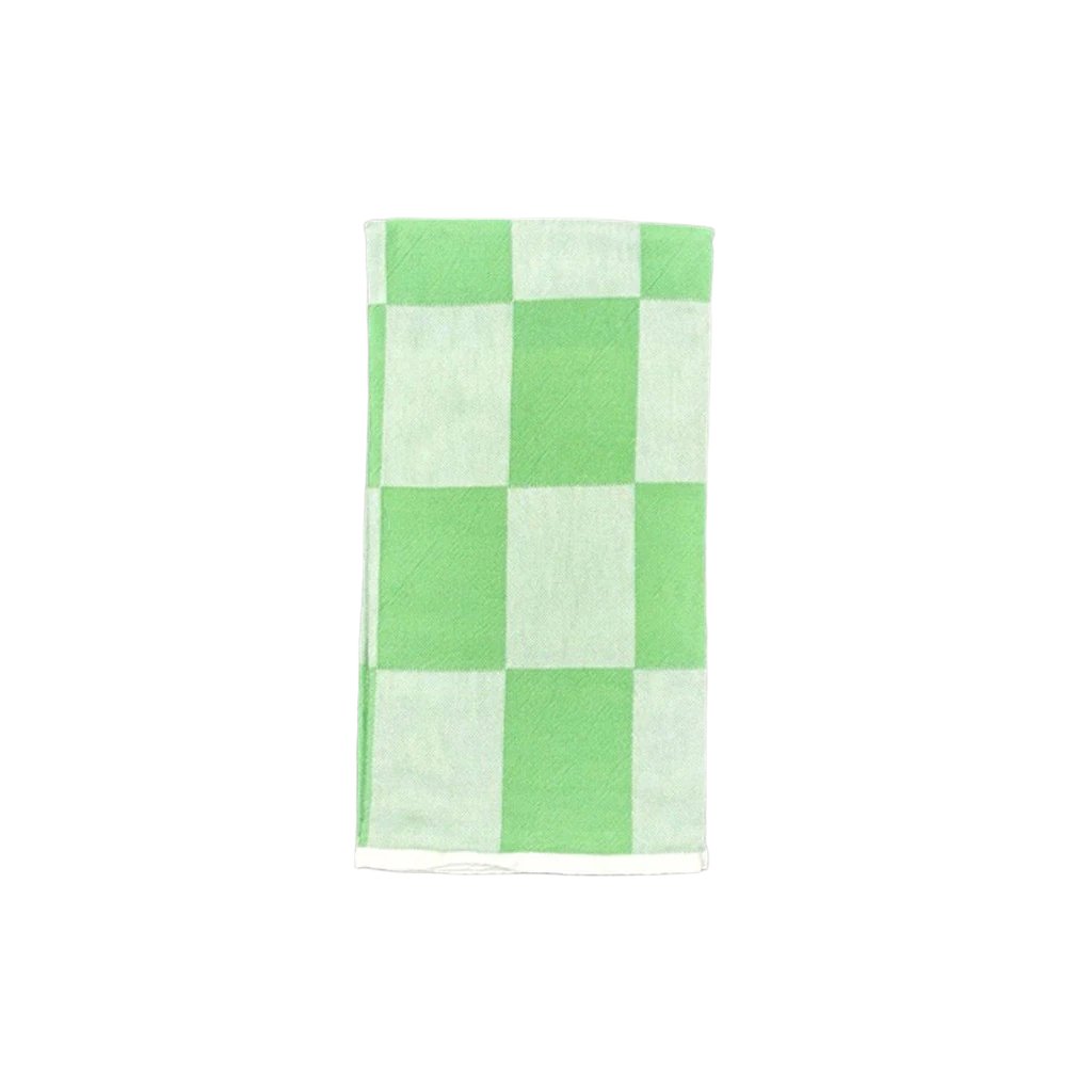 by ende. Checkered Beach Towel - Green - Collector Store