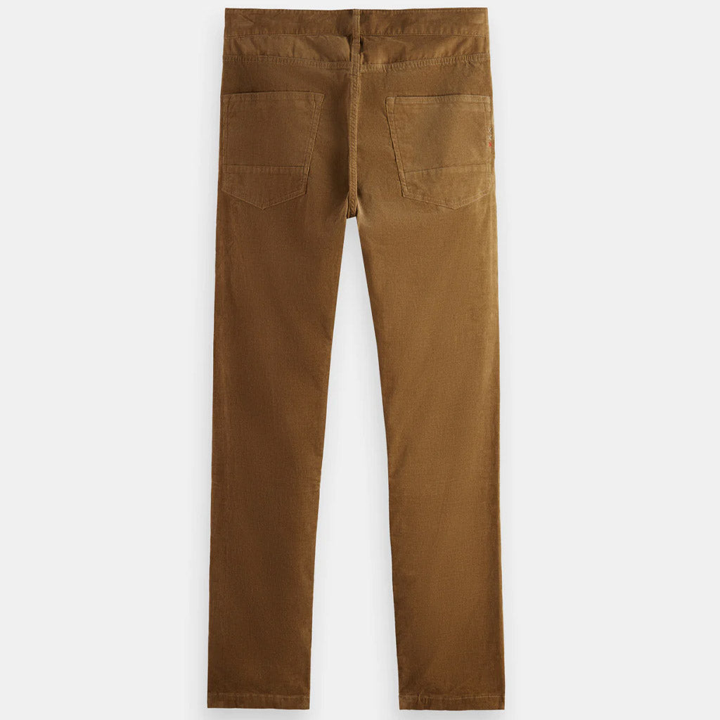 Scotch & Soda : Ralston regular slim-fit corduroy pants : Taupe - Collector Store