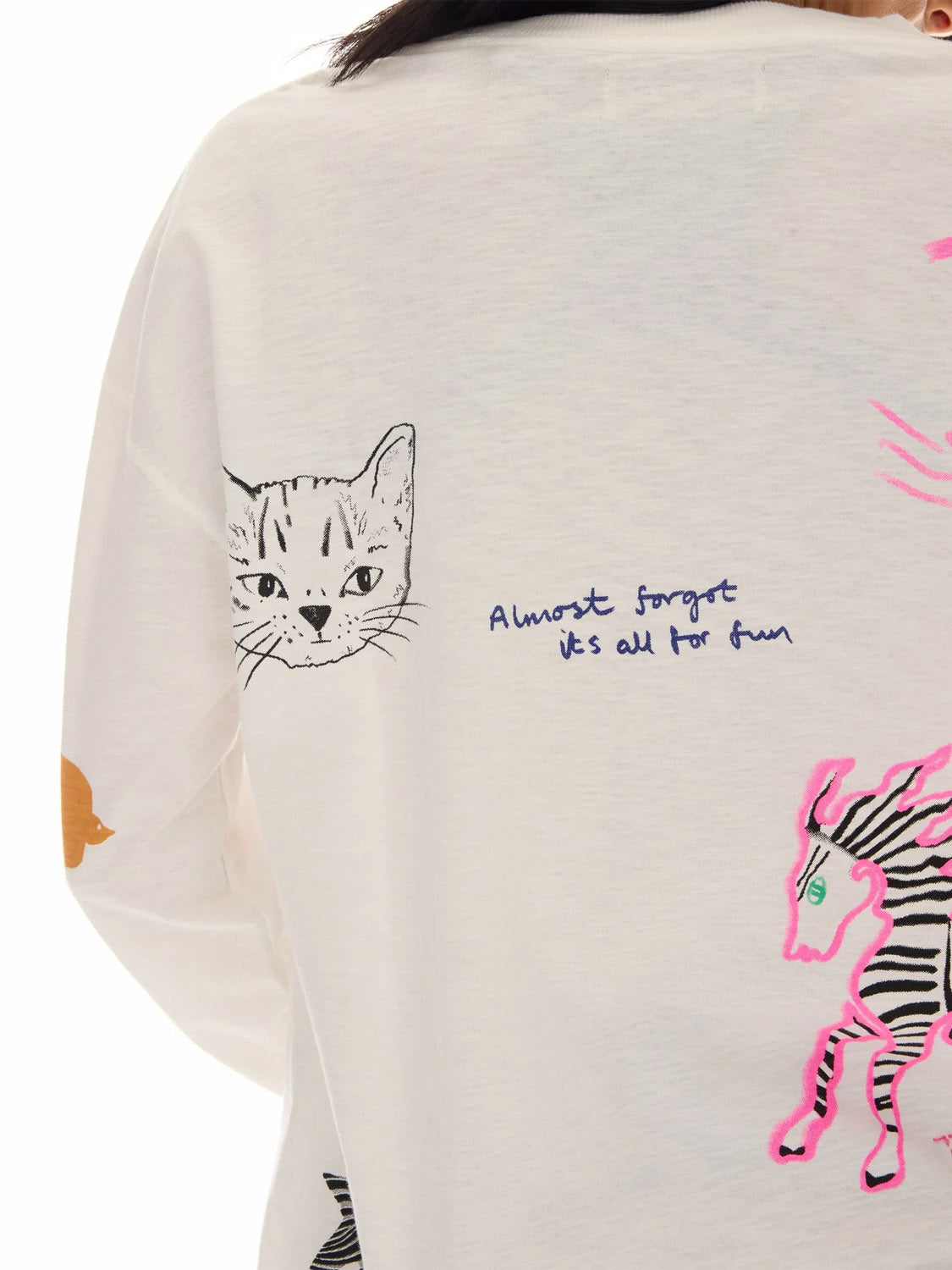 Tales : The Animal Illustrated Long Sleeve Tee