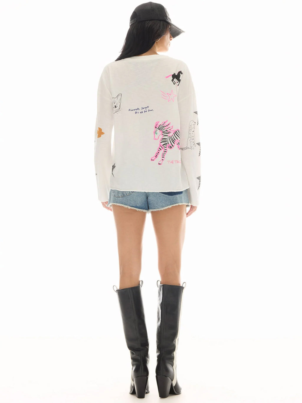 Tales : The Animal Illustrated Long Sleeve Tee