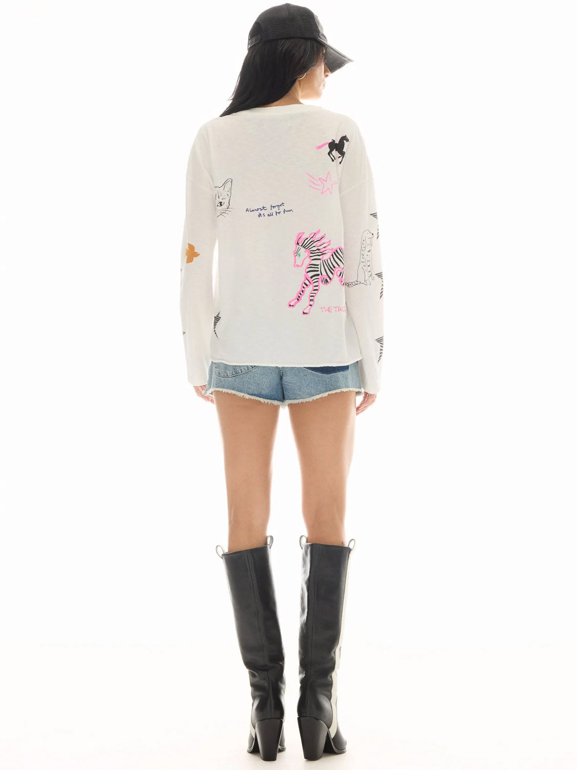 Tales : The Animal Illustrated Long Sleeve Tee