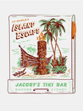 Mr Simple - Tiki Bar Print Tee - Vintage White - Collector Store Sydney