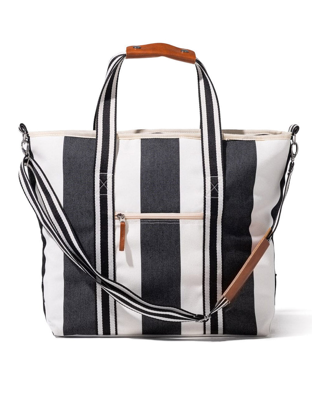 COOLER TOTE BAG -CREW VINTAGE- BLACK STRIPE