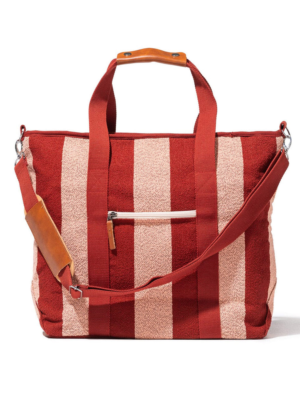 COOLER TOTE BAG -TERRY TERRACOTTA STRIPE