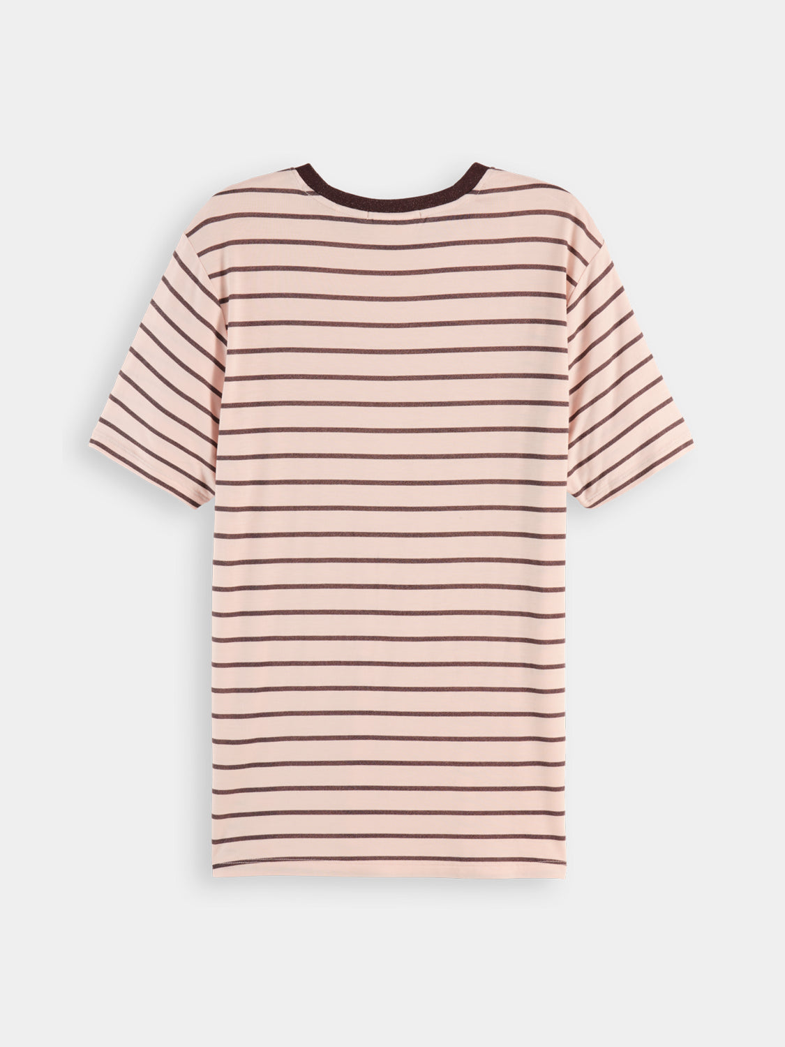Striped t-shirt Choc - Collector Store Sydney