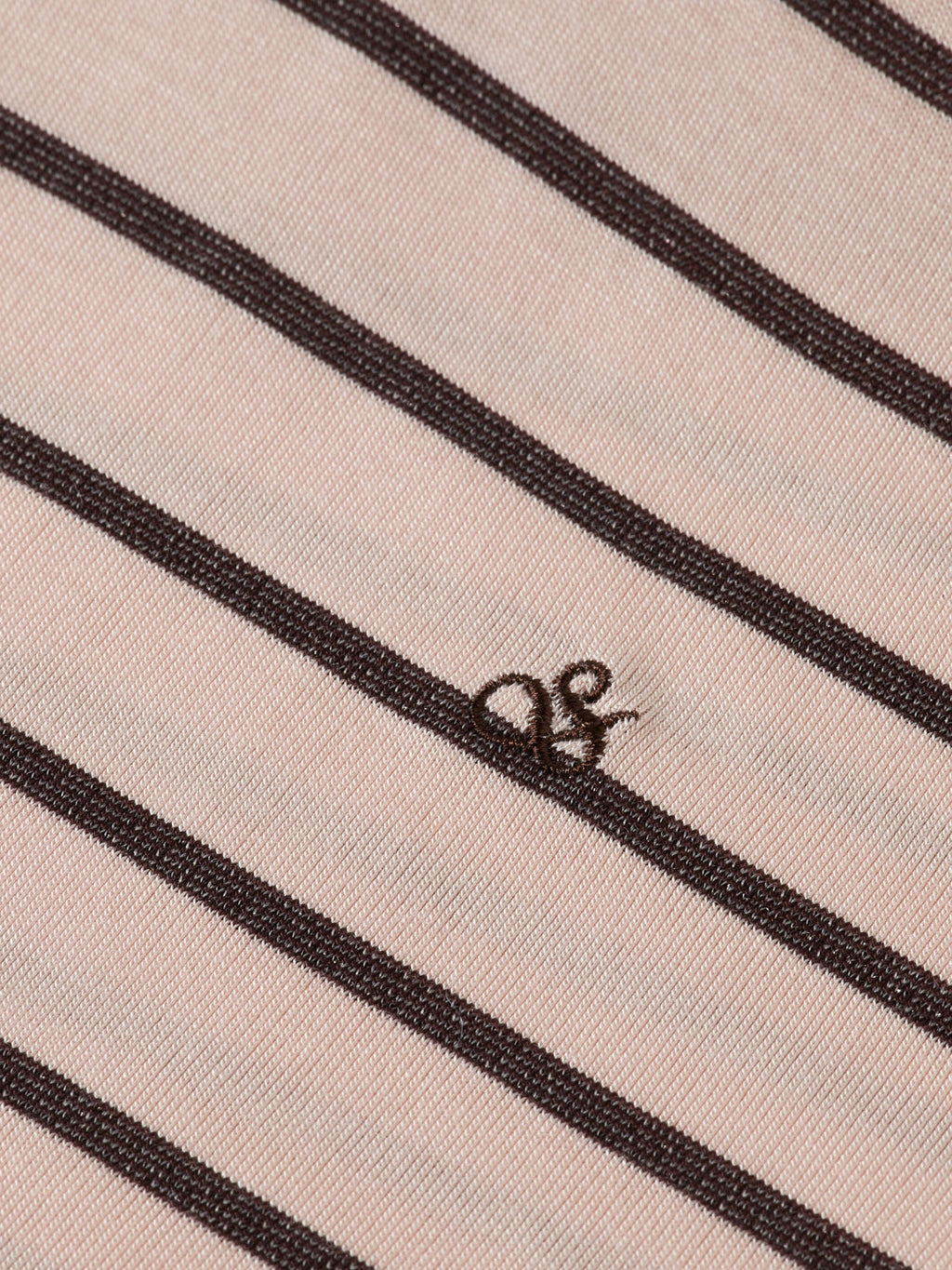 Striped t-shirt Choc - Collector Store Sydney