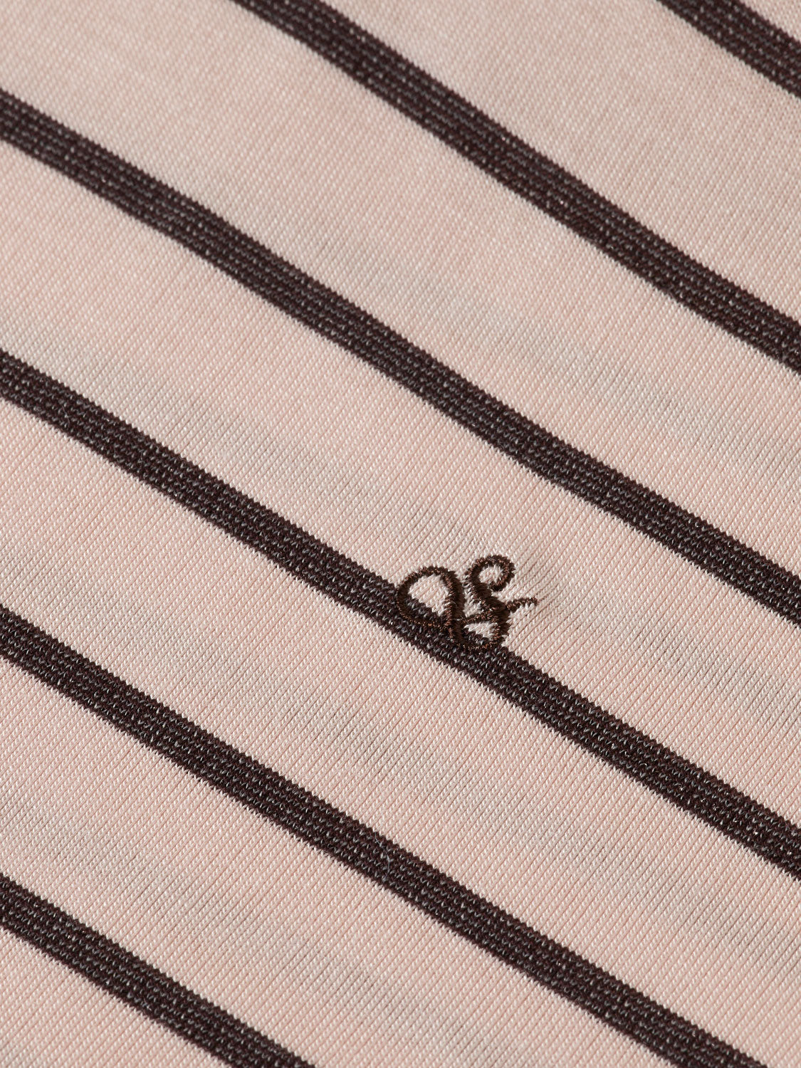 Striped t-shirt Choc - Collector Store Sydney