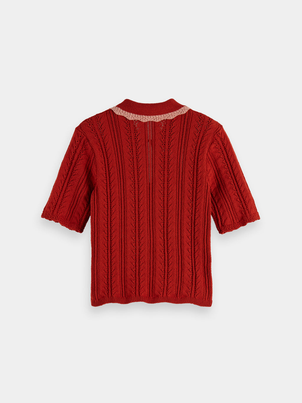 Pointelle collared polo Ketchup - Collector Store Sydney