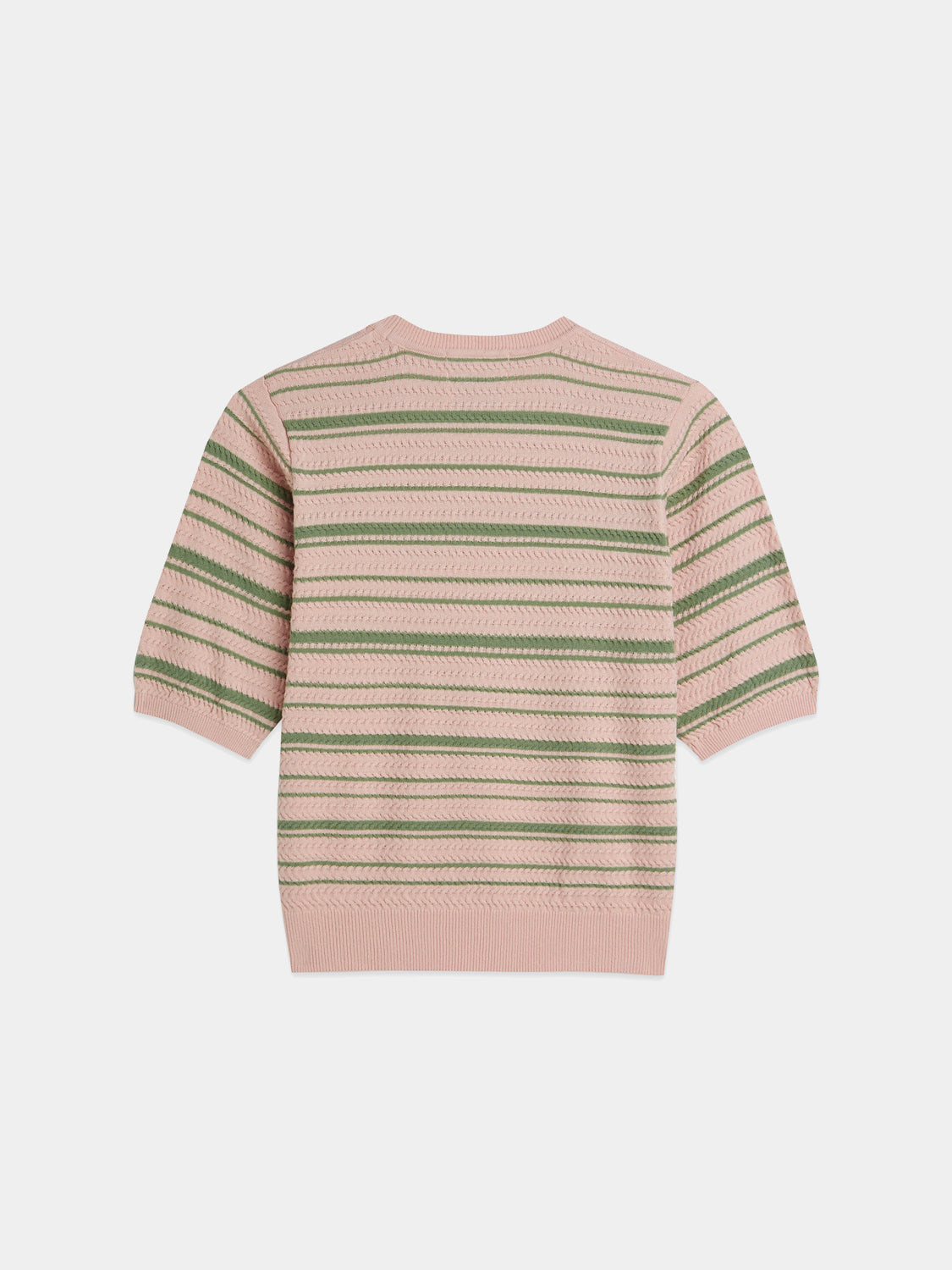 Scotch & Sode : Striped knitted t-shirt - Rose Dust - Collector Store Sydney