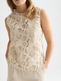 Scotch & Soda - Embroidered top - Fog