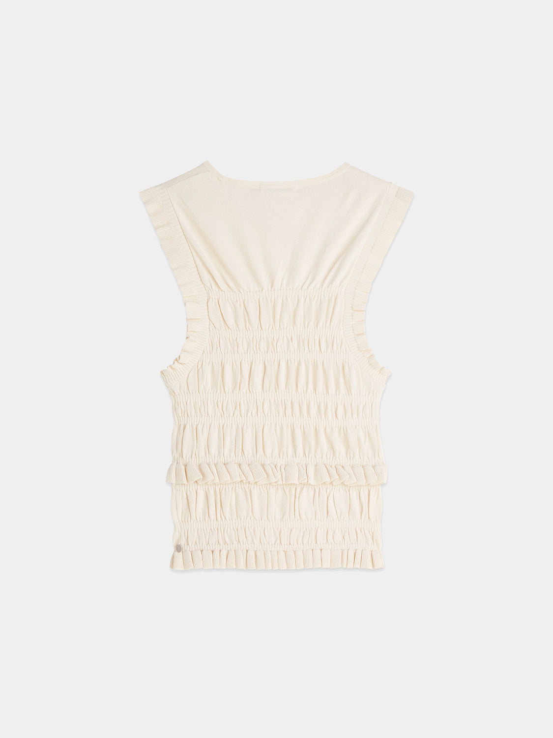 Scotch & Soda - Smock stitched tank - Eggnog