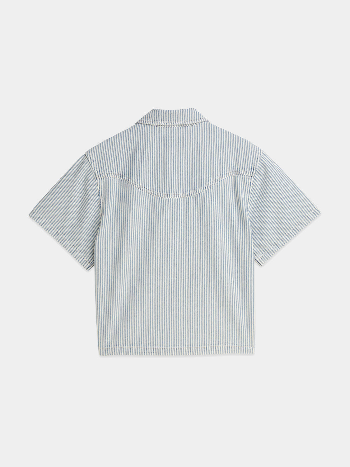 Scotch & Soda - short-sleeved denim shirt - Indigo