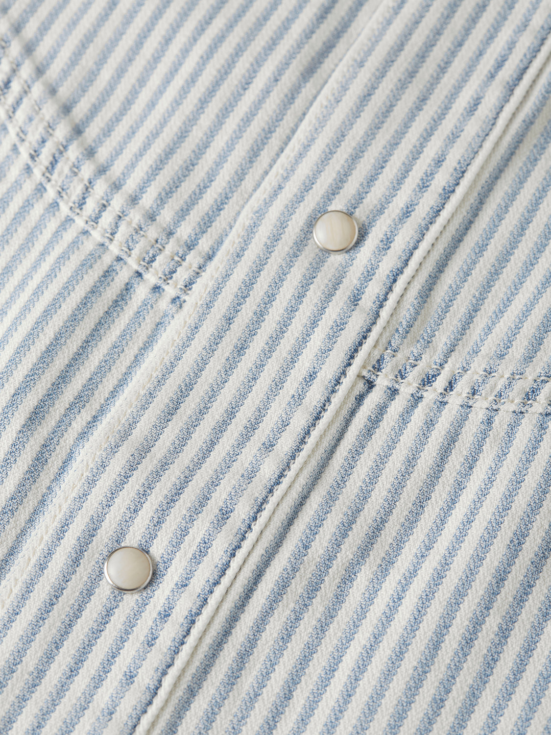 Scotch & Soda - short-sleeved denim shirt - Indigo