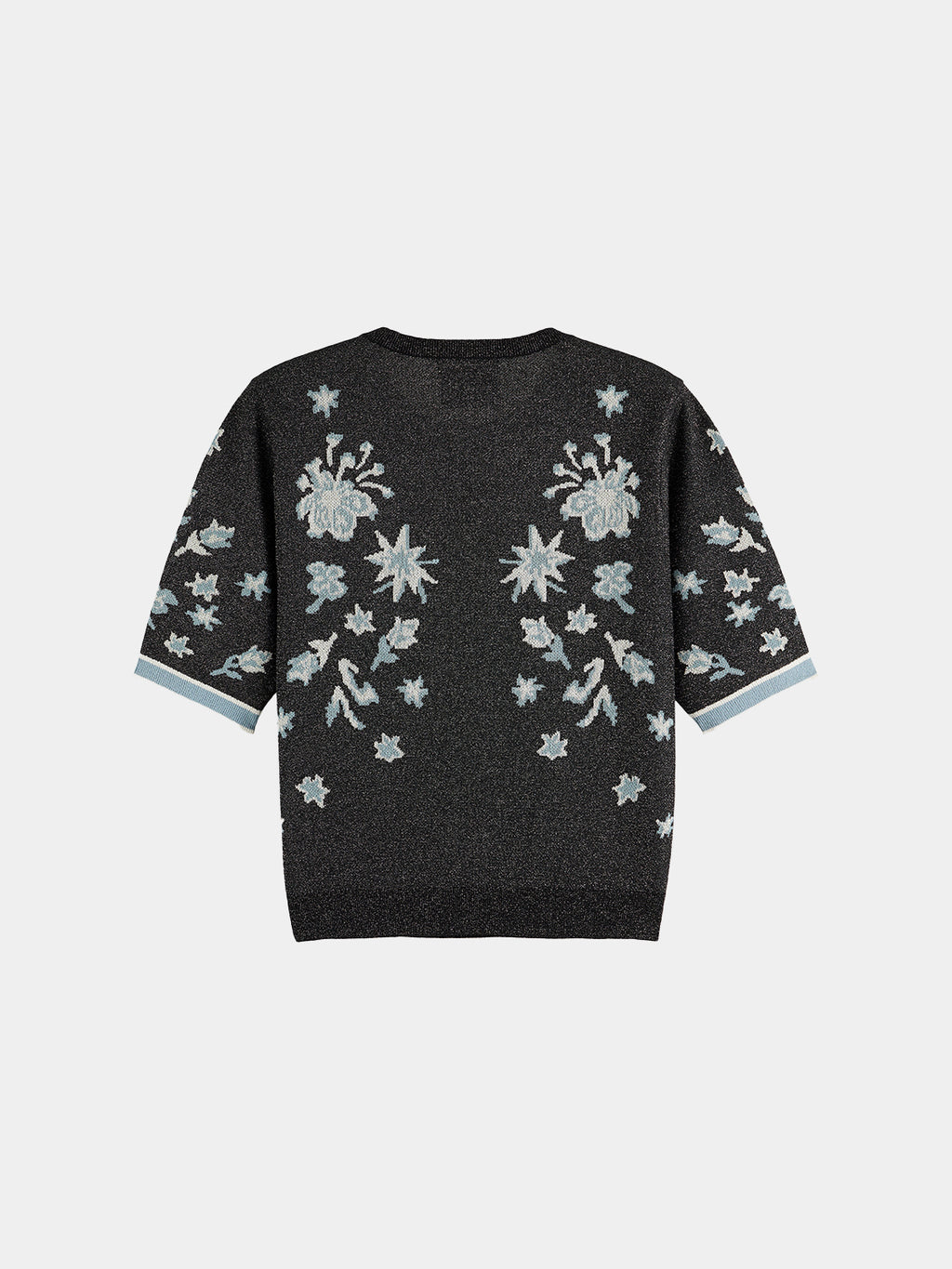 Scotch & Soda Jacquard short-sleeved top
