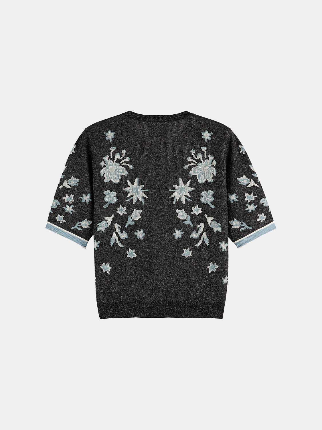 Scotch & Soda Jacquard short-sleeved top