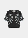 Scotch & Soda Jacquard short-sleeved top