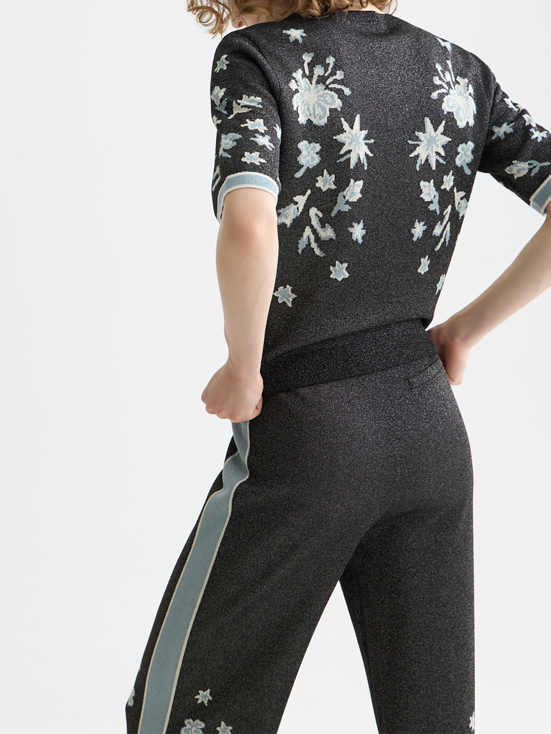 Scotch & Soda Jacquard short-sleeved top