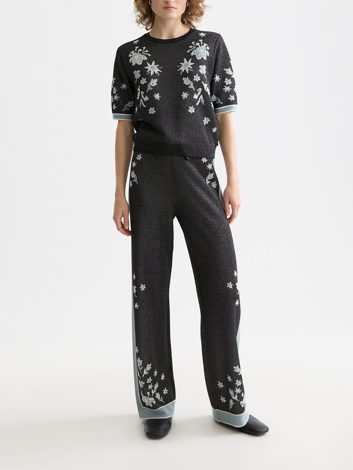 Scotch & Soda Jacquard short-sleeved top