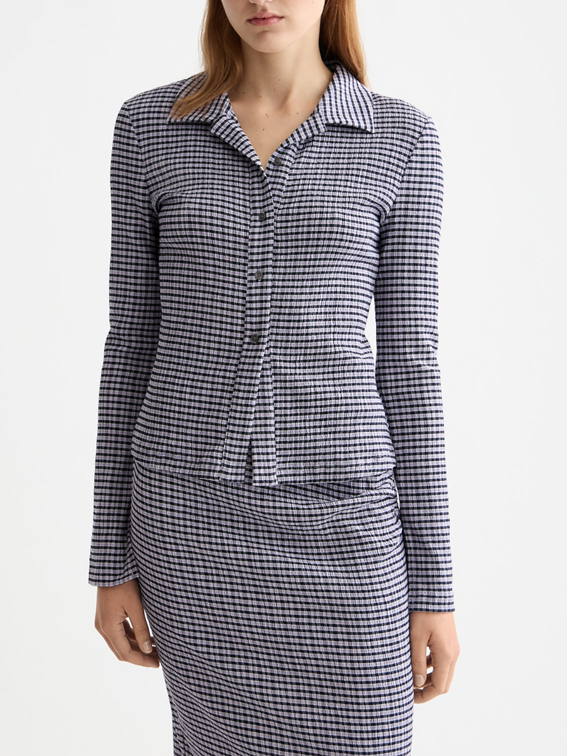 Gingham button up top - Sky Captain - Collector Store Sydney