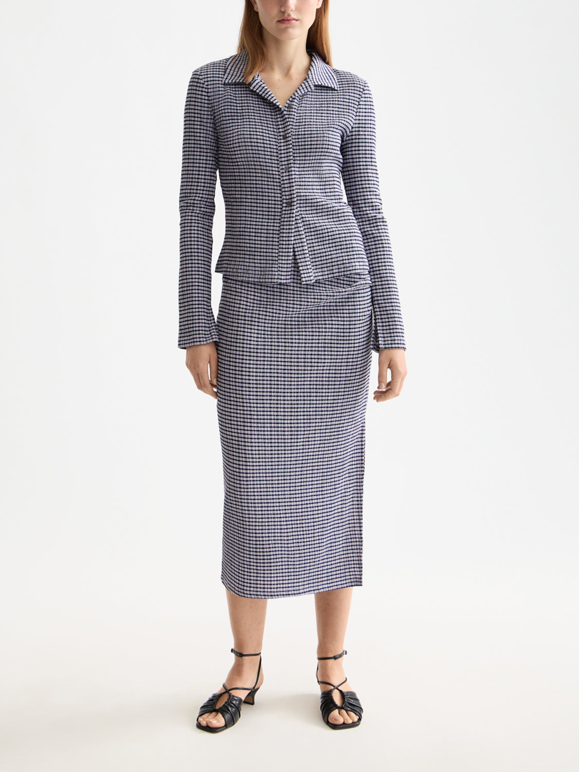 Gingham button up top - Sky Captain - Collector Store Sydney