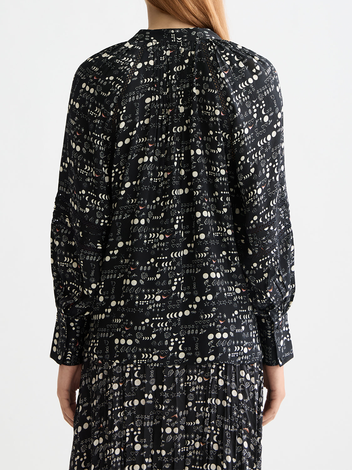 Lace detail blouse Moon - Collector Store Sydney