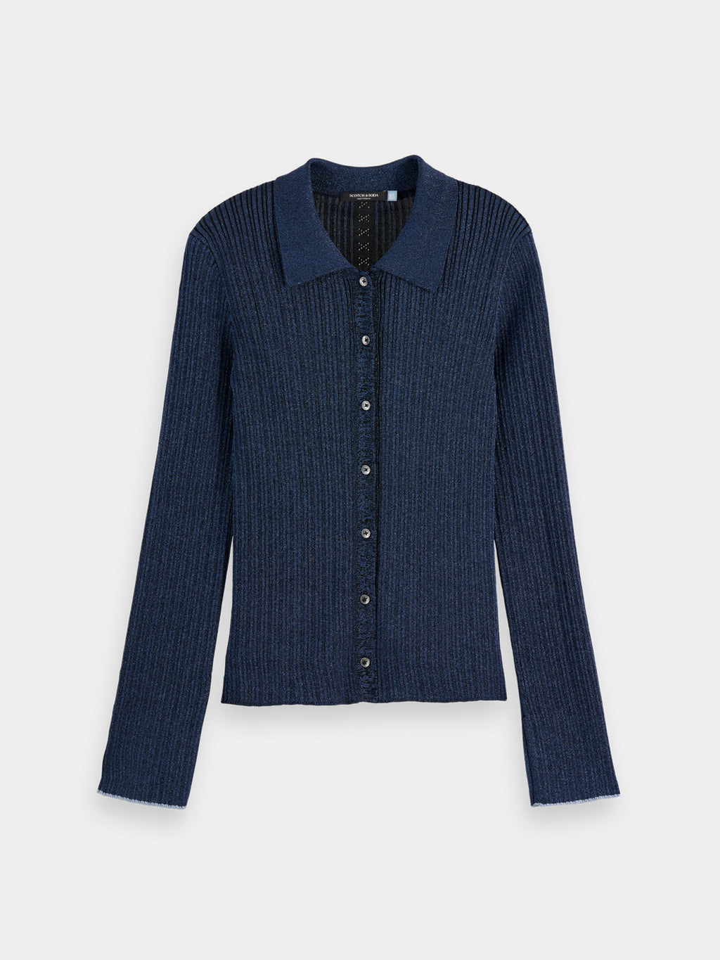 Metallic fitted button up top Meteo - Collector Store Sydney