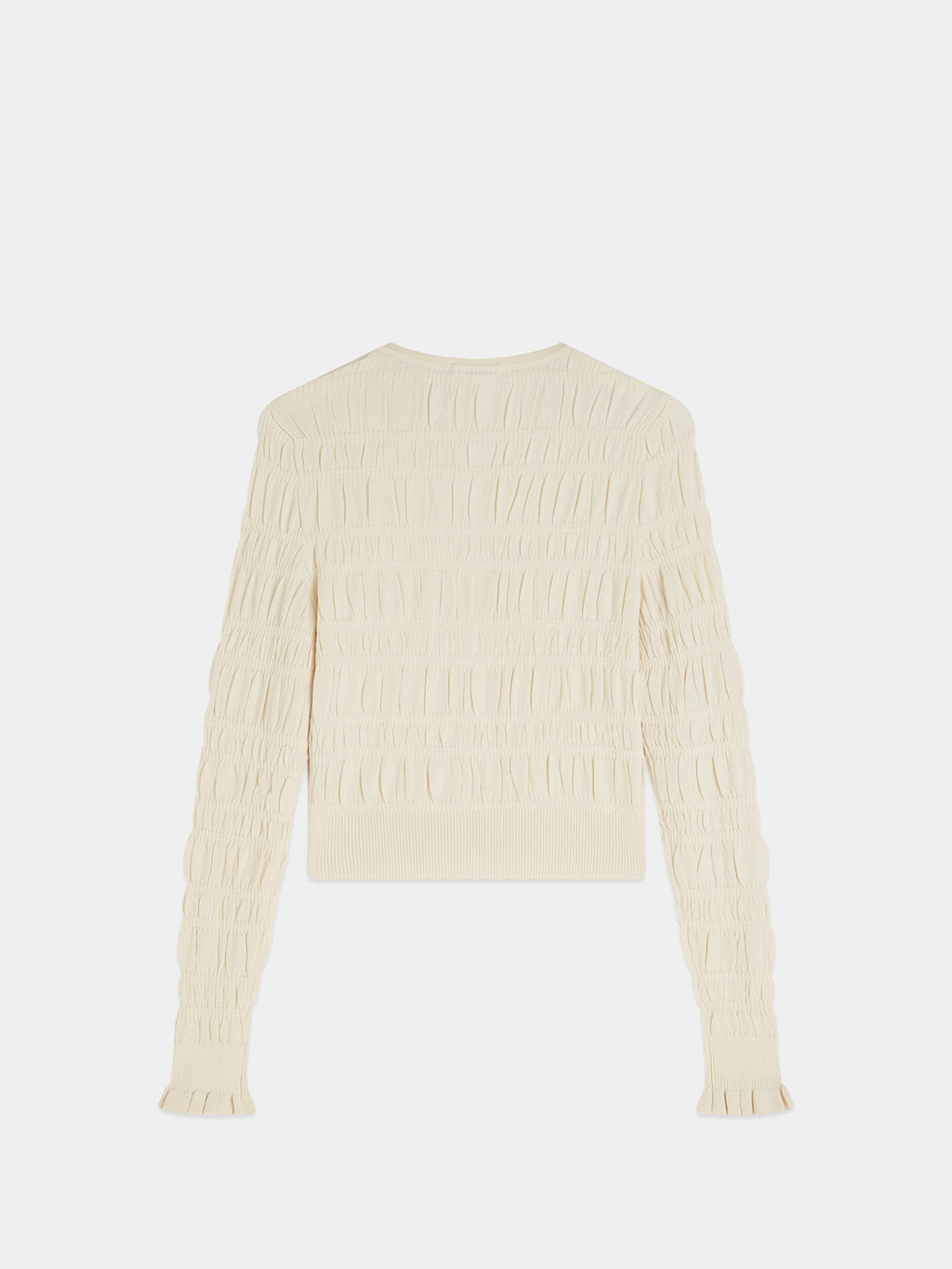 Scotch & Soda - Smock stitch cardigan - Eggnog