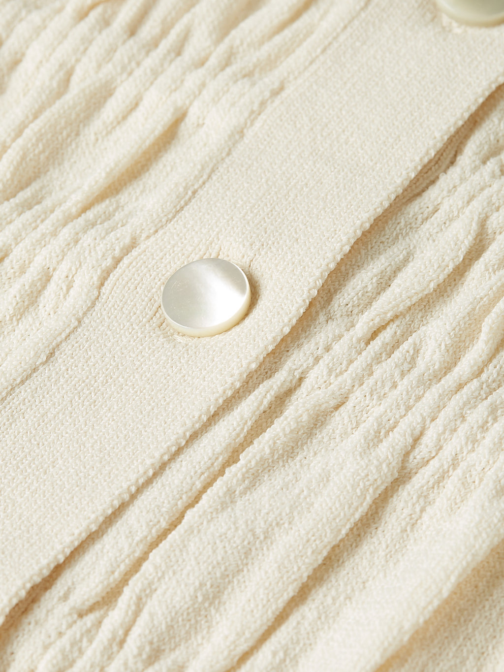 Scotch & Soda - Smock stitch cardigan - Eggnog