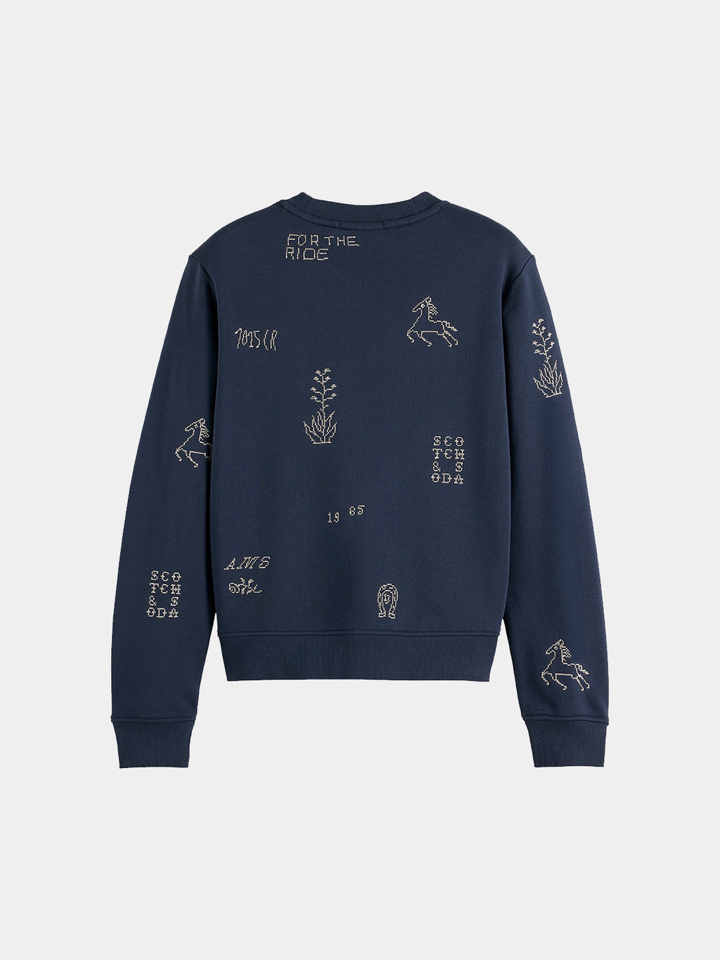 Scotch & Soda Embroidered sweatshirt