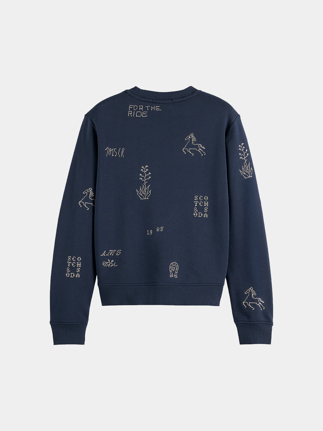 Scotch & Soda Embroidered sweatshirt