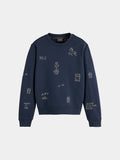Scotch & Soda Embroidered sweatshirt