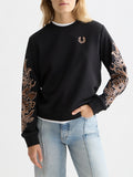 Scotch & Soda : Embroidered sweatshirt - Meteorite - Collector Store Sydney