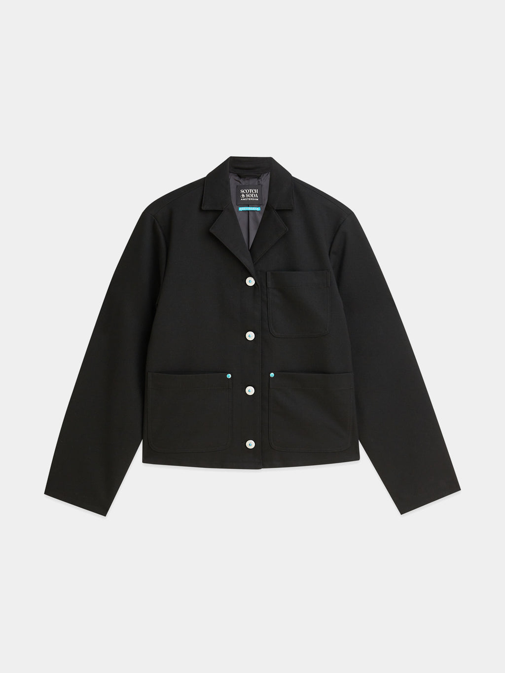 Scotch & Soda - Western trucker jacket - Meteorite