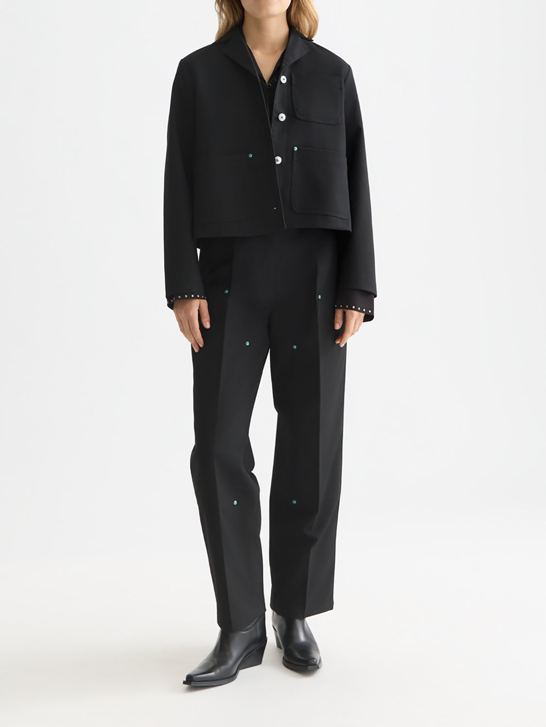 Scotch & Soda - Western trucker jacket - Meteorite