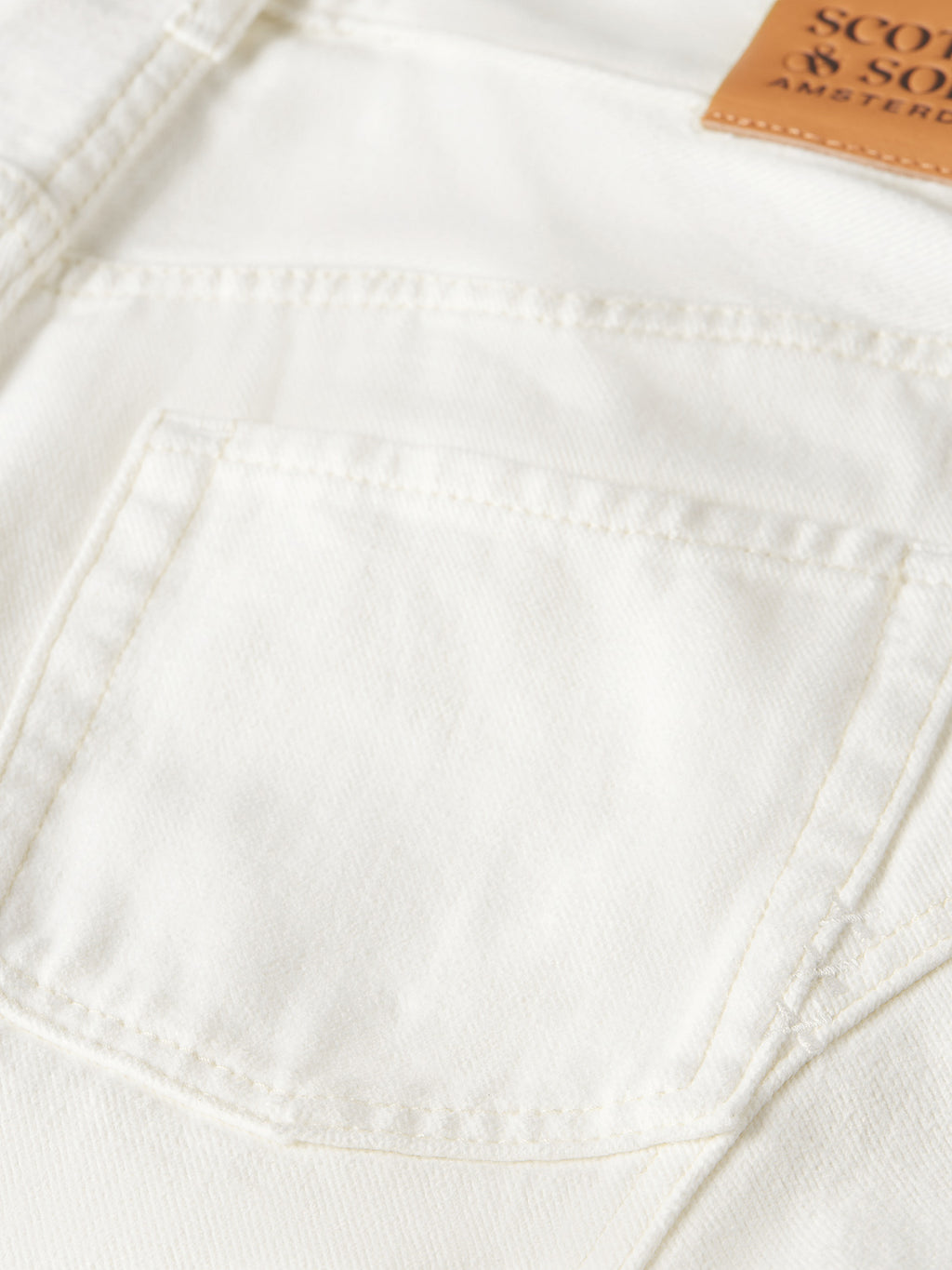 Scotch & Soda - Denim maxi skirt - Stardust White