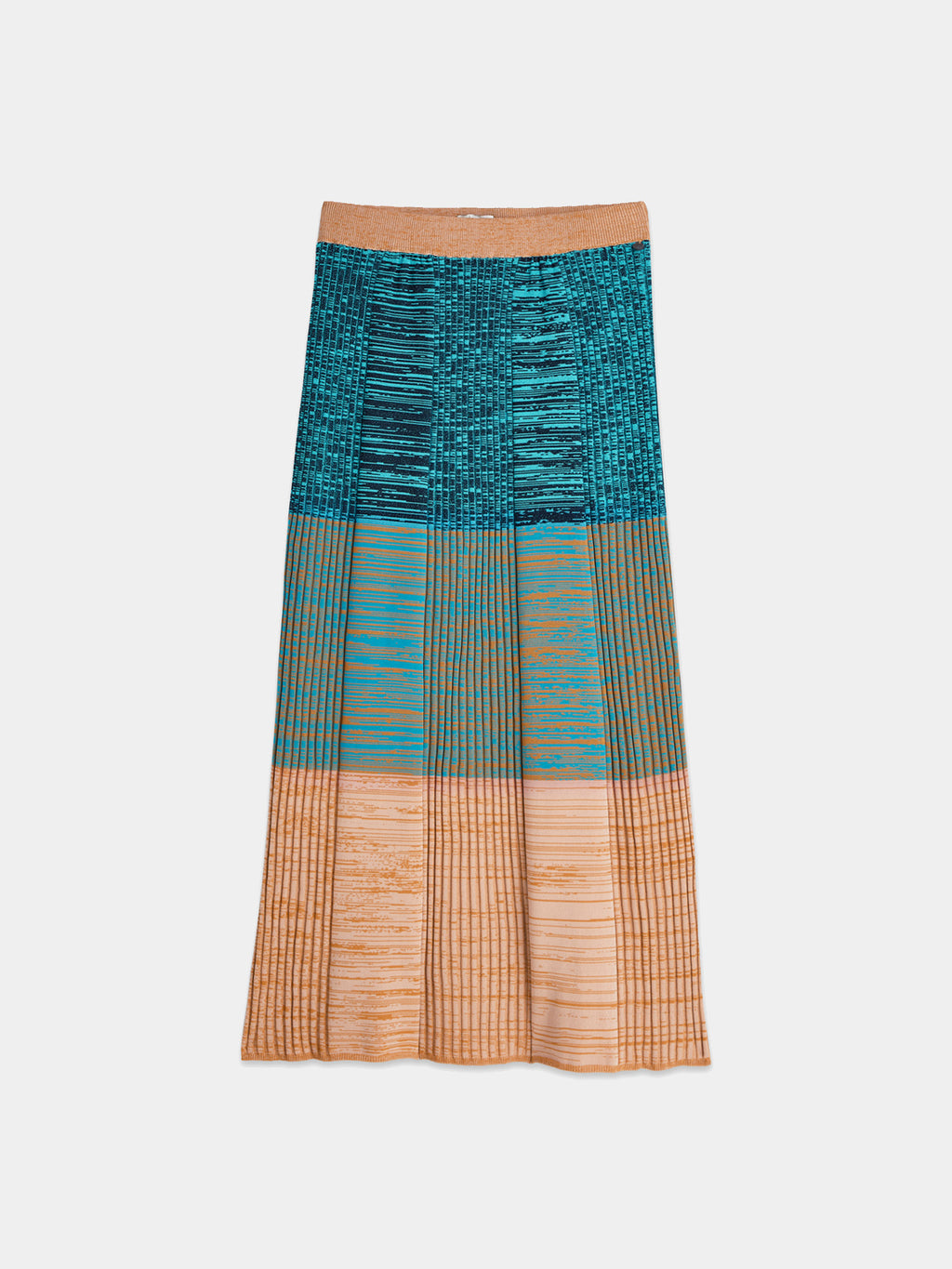 Scotch & Soda : Maxi ribbed skirt - TahitianTeal - Collector Store Sydney