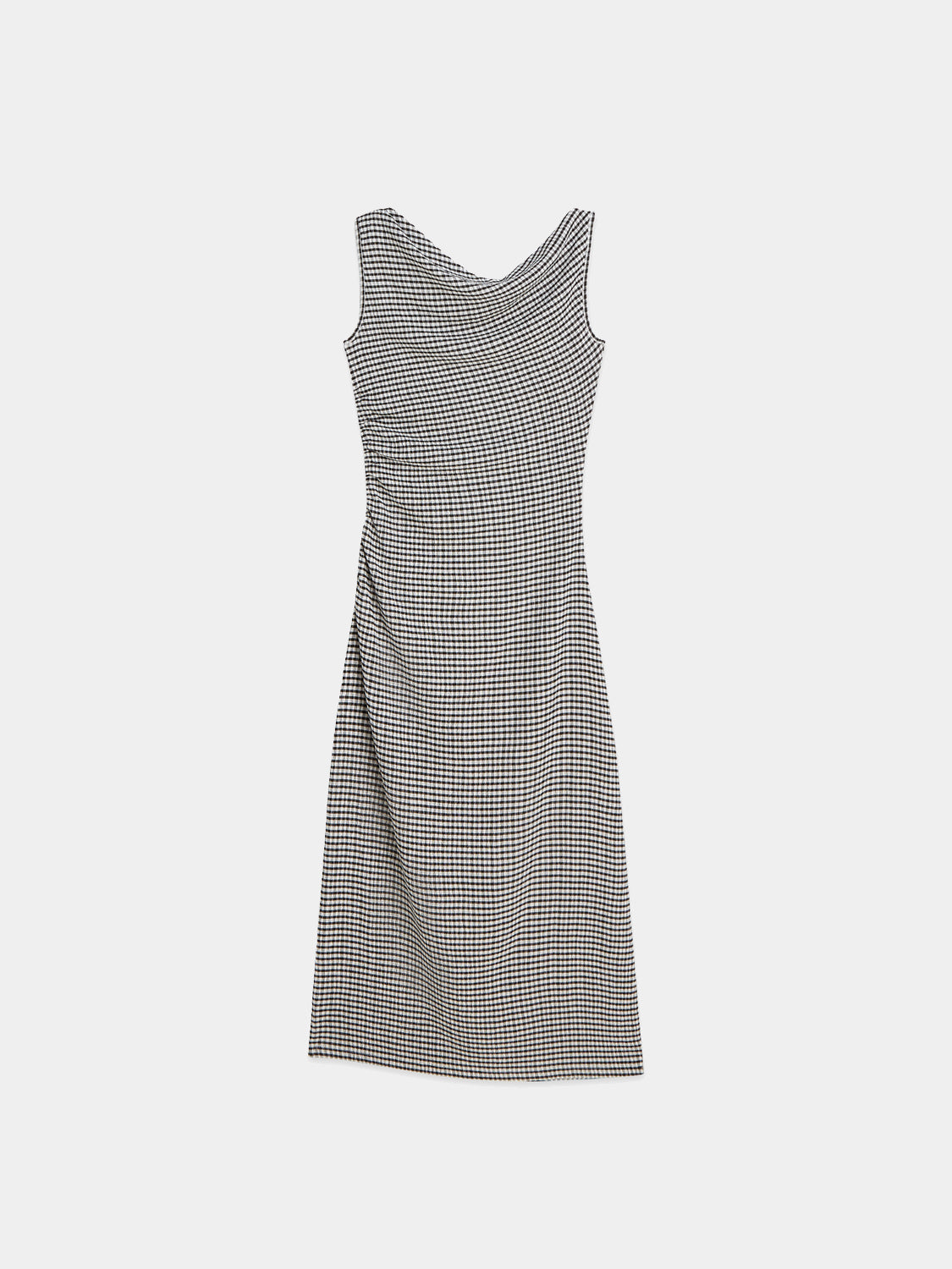 Scotch & Soda - Gingham midi dress - Meteorite