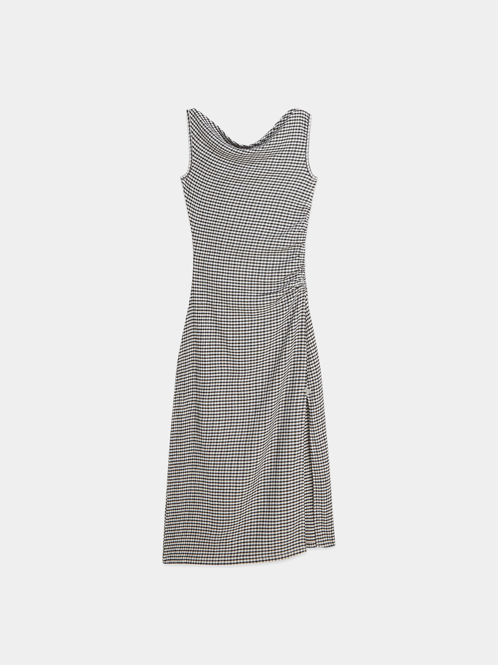 Scotch & Soda - Gingham midi dress - Meteorite